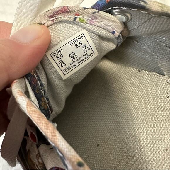 Vans ASPCA 50 Anniversary Printed Canvas Sneakers dogs and cats size 6.5 - Picture 8 of 9